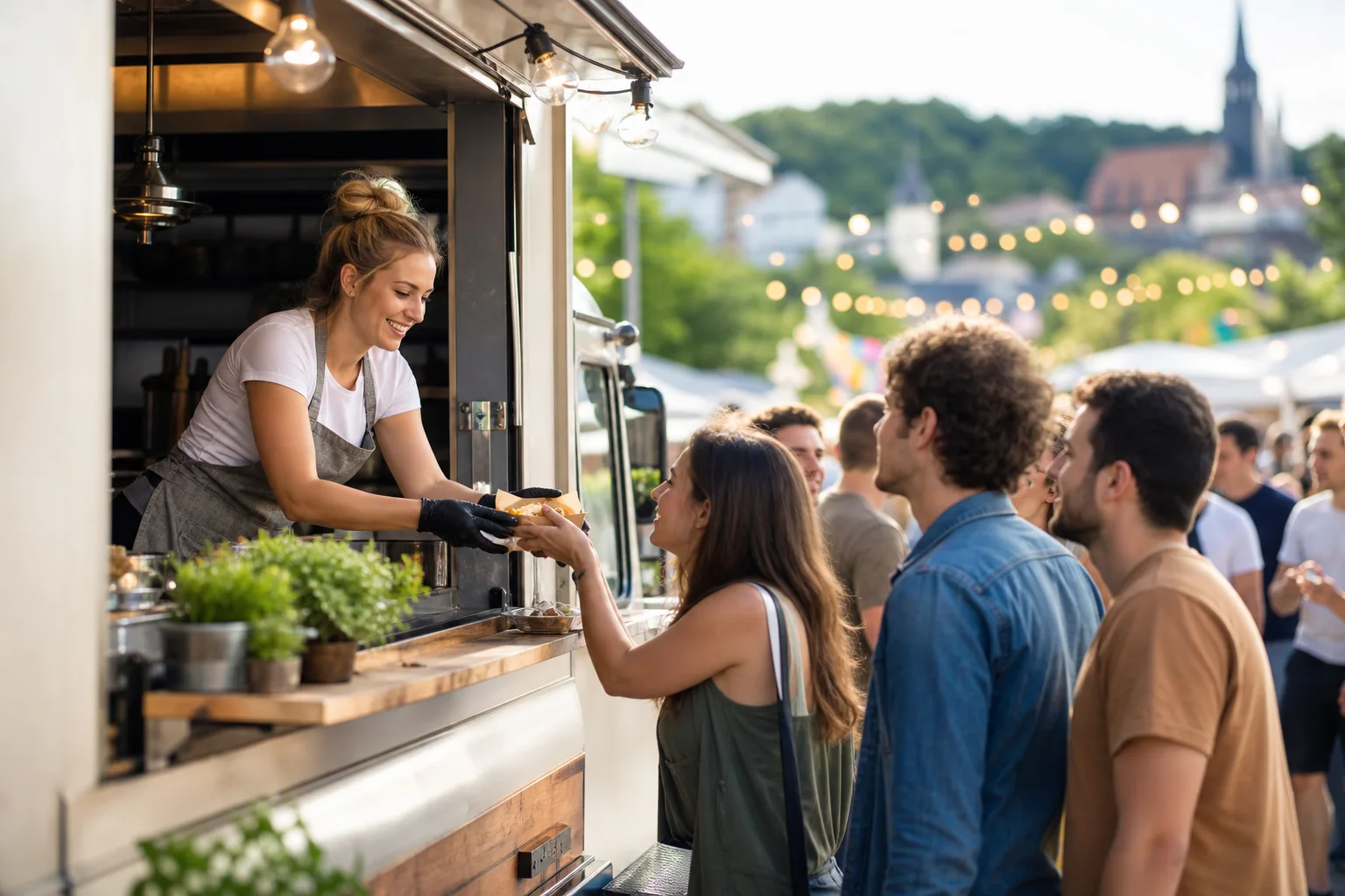 Food truck i catering — bufet szwedzki (do 1402 osób)