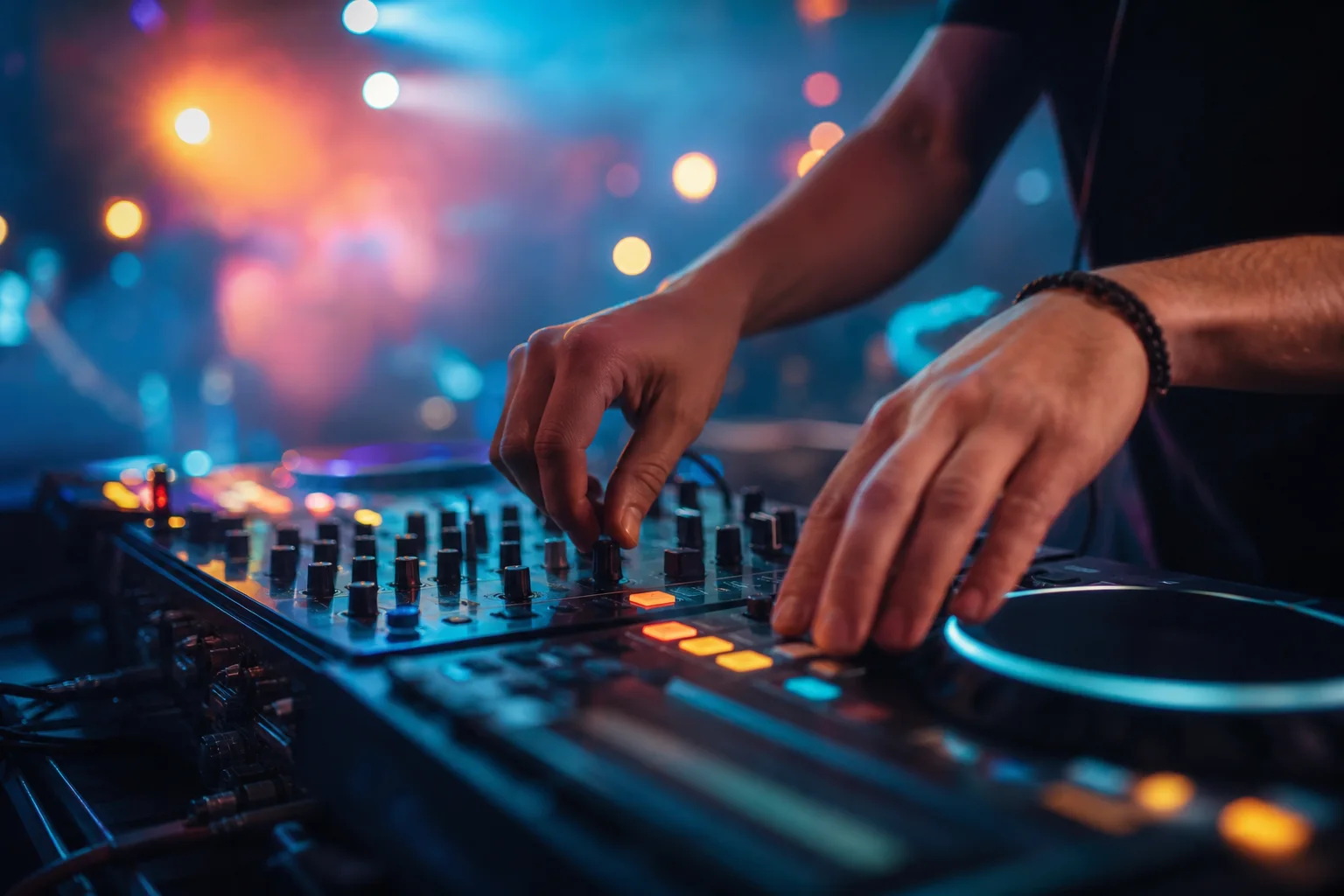 DJ z nagłośnieniem — oświetlenie taneczne (do 10 godz.)