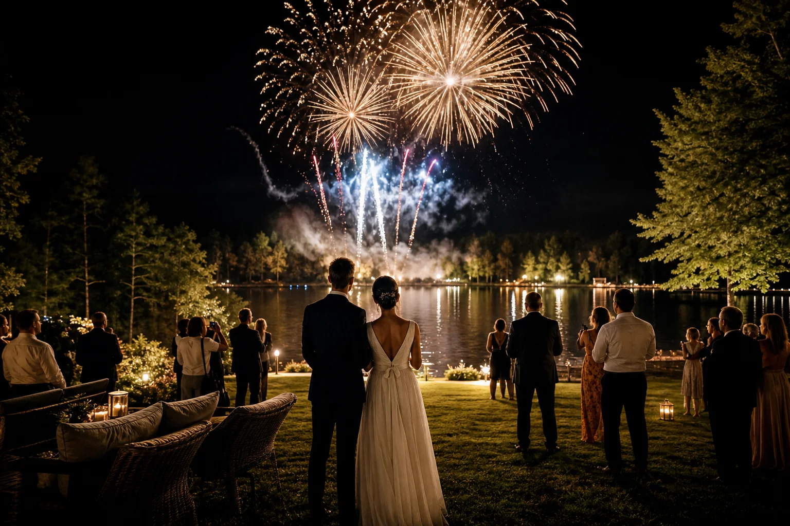 Fireshow i pokaz laserowy — pokaz pirotechniczny, w Nowym Sączu