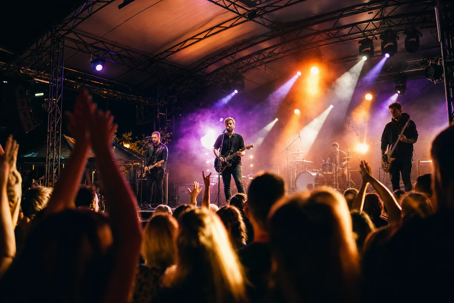 Scena mobilna na event — schody i najazdy, w Szczecinie